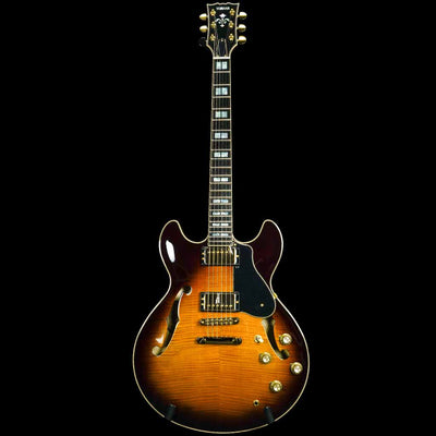 Yamaha SA2200 Semi-Hollow Electric Guitar in Brown Sunburst