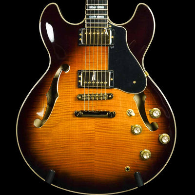 Yamaha SA2200 Semi-Hollow Electric Guitar in Brown Sunburst