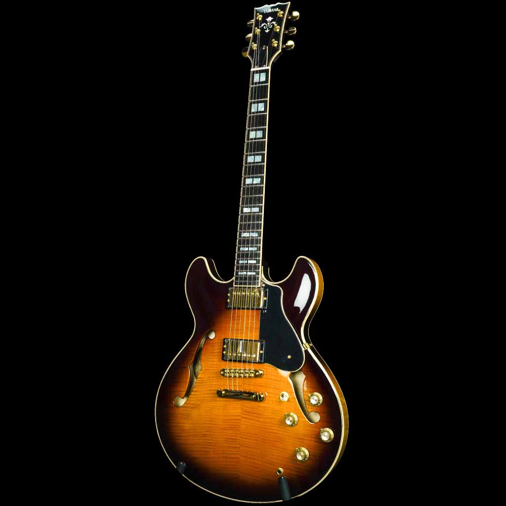 Yamaha SA2200 Semi-Hollow Electric Guitar in Brown Sunburst