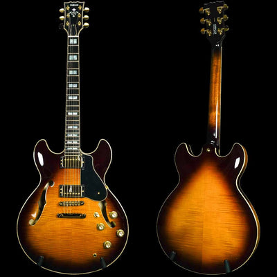 Yamaha SA2200 Semi-Hollow Electric Guitar in Brown Sunburst