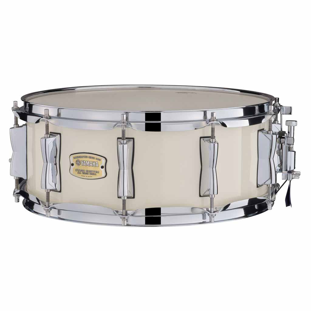 Yamaha SBS-1455 Stage Custom Birch 14"x5.5" Snare Drum in Classic White