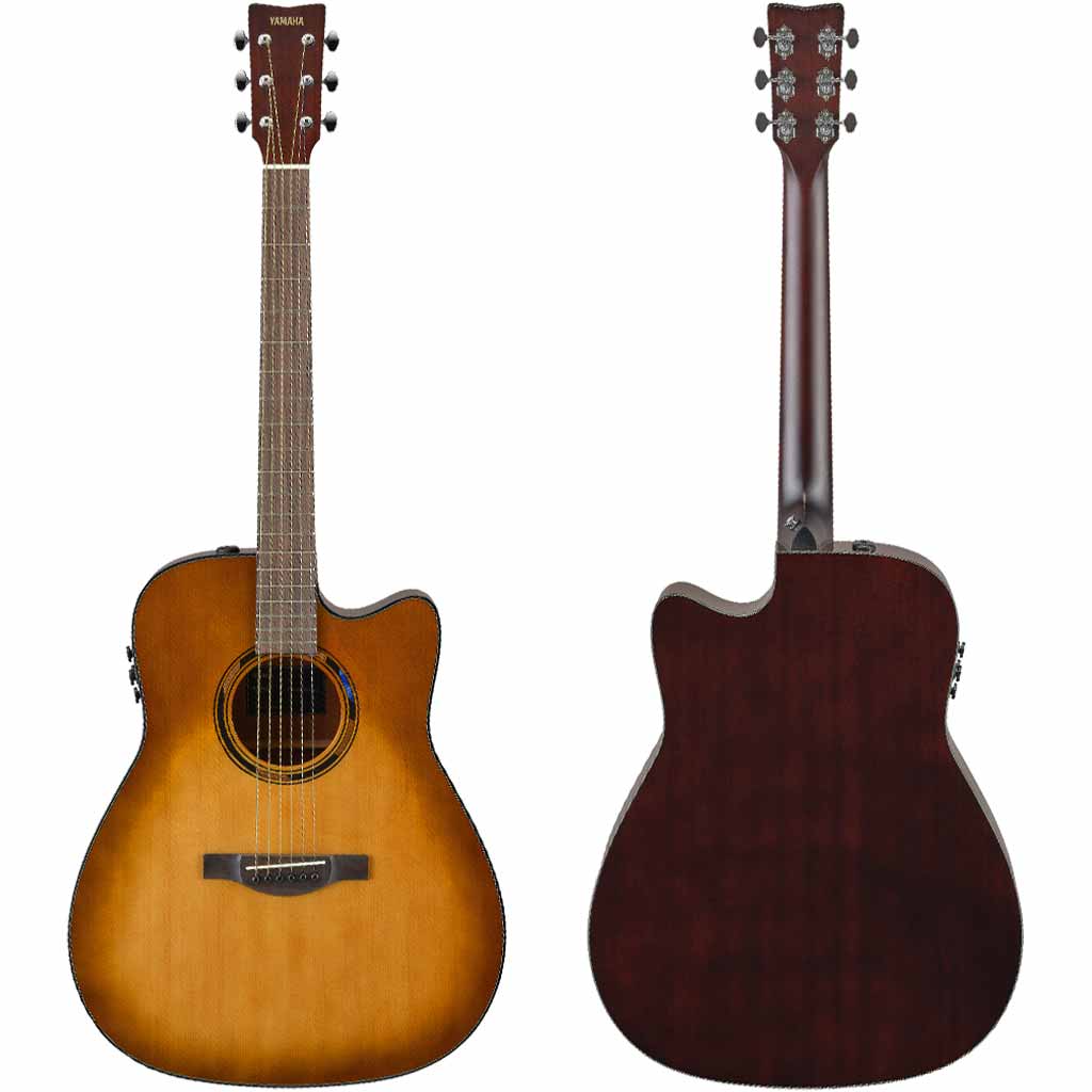 Yamaha TAG1 C Dreadnought TransAcoustic Guitar in Sand Burst