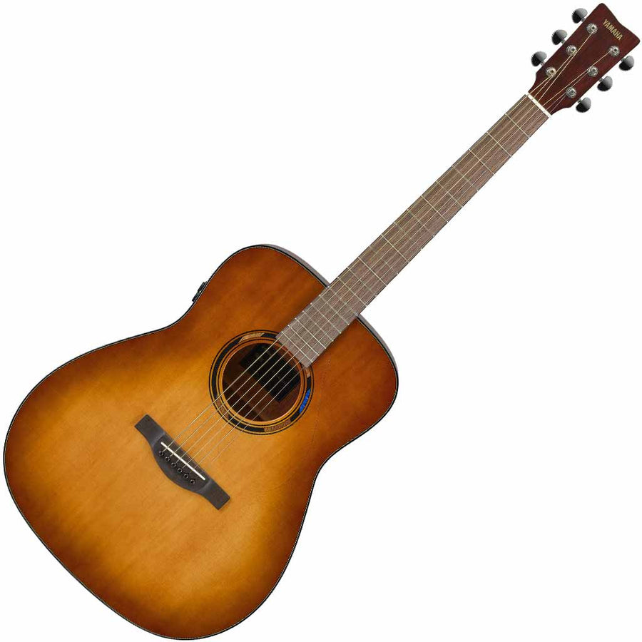 Yamaha TAG1E Dreadnought TransAcoustic Guitar in Sand Burst