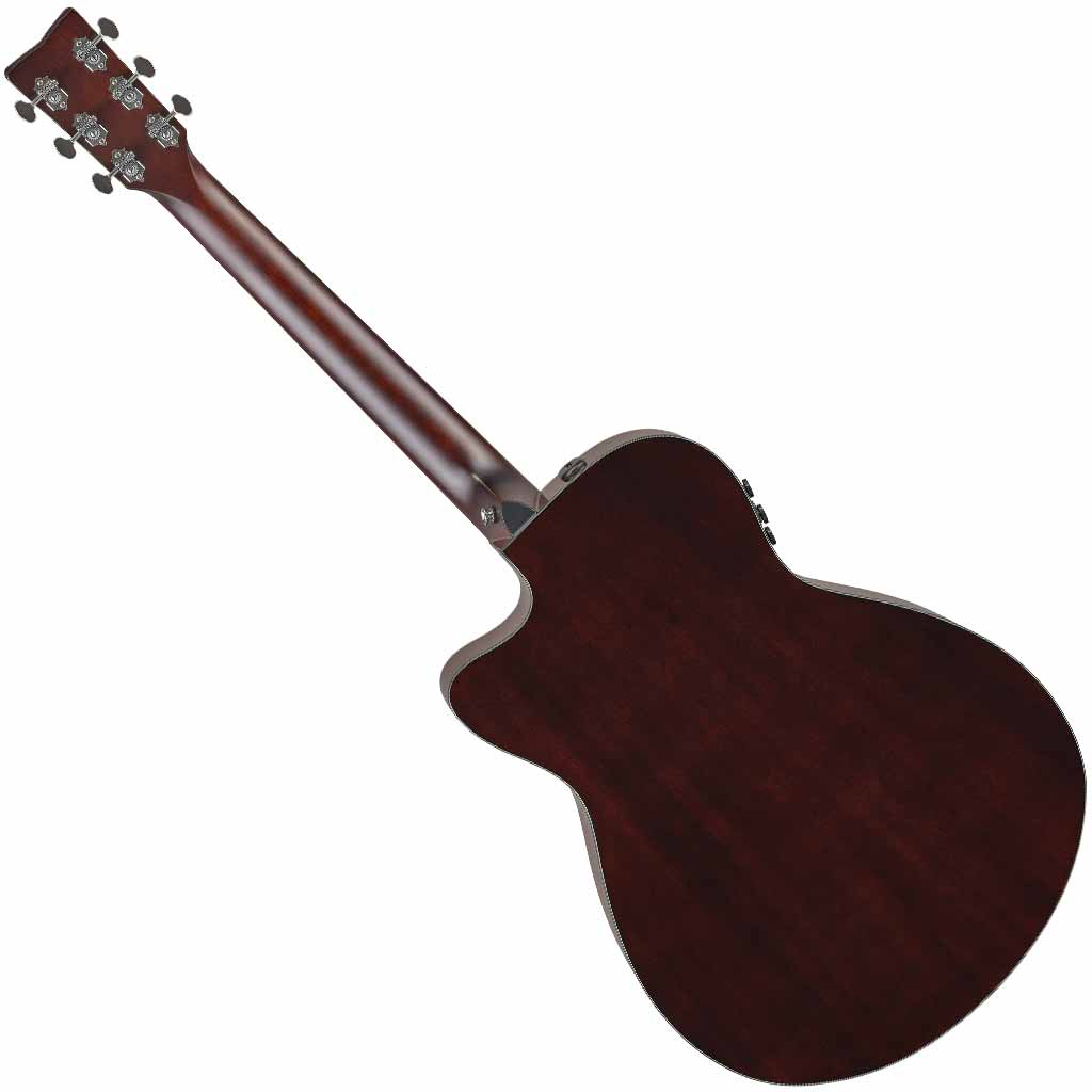 Yamaha TAS1 C Concert TransAcoustic Guitar in Sand Burst