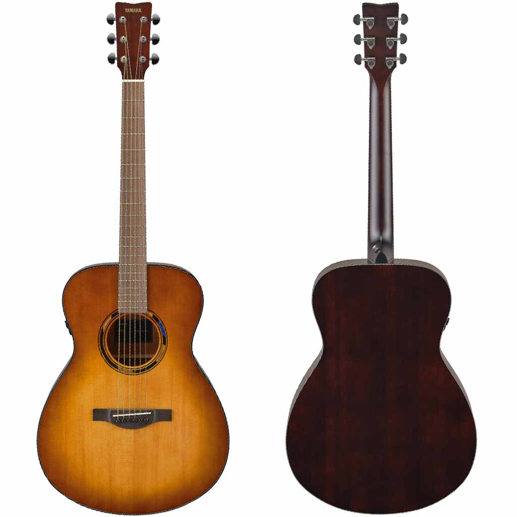 Yamaha TAS1E Concert TransAcoustic Guitar in Sand Burst