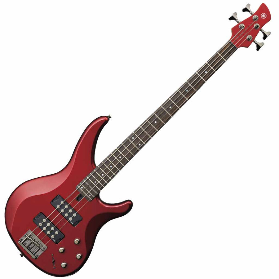 Yamaha TRBX304 4-String Bass Guitar in Candy Apple Red