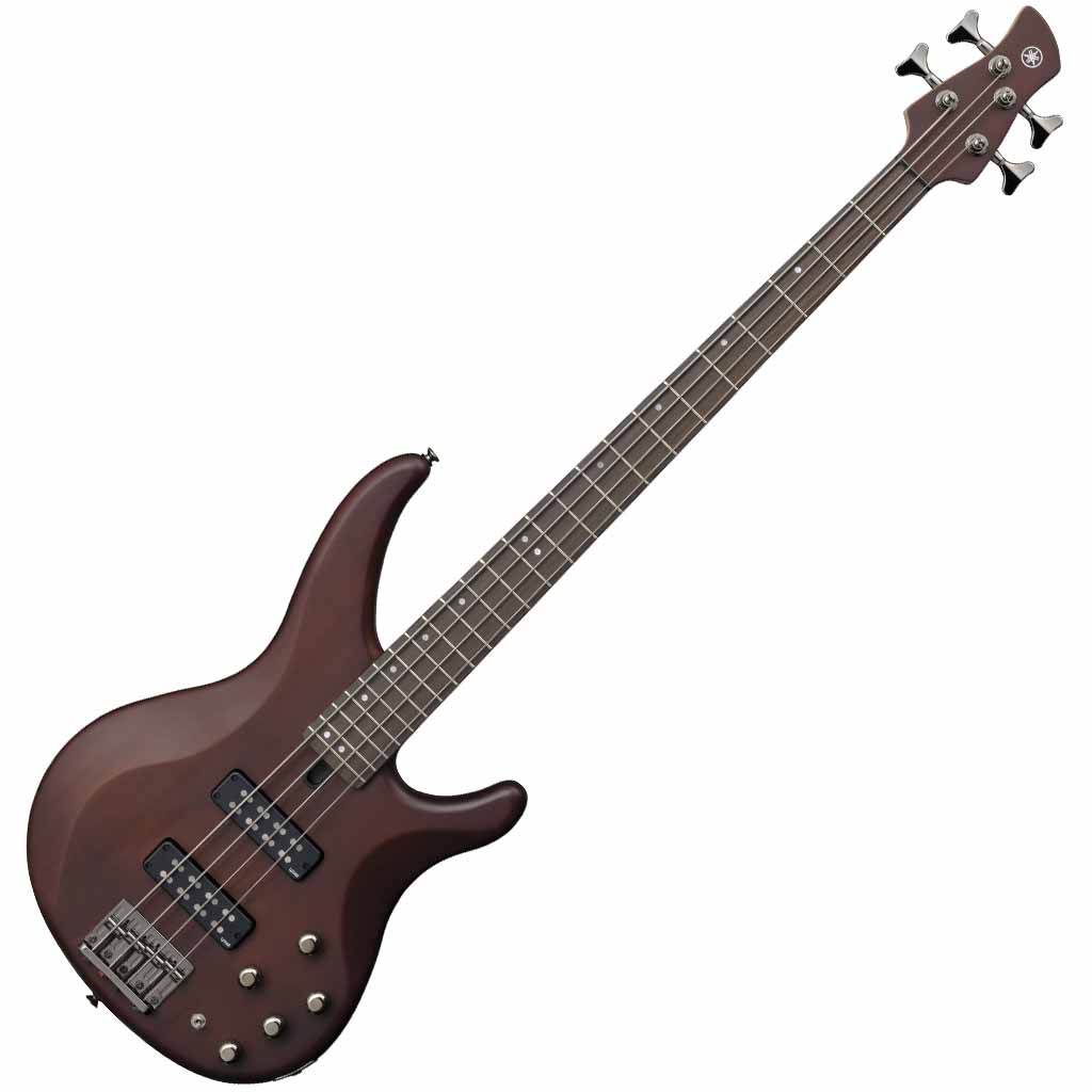 Yamaha TRBX504 4-String Bass Guitar in Translucent Brown