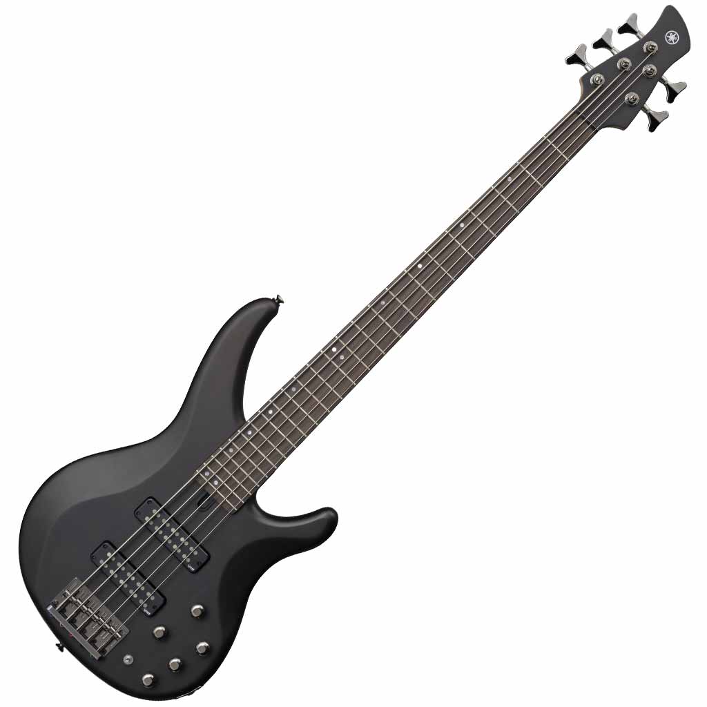 Yamaha TRBX505 5-String Bass Guitar in Translucent Black