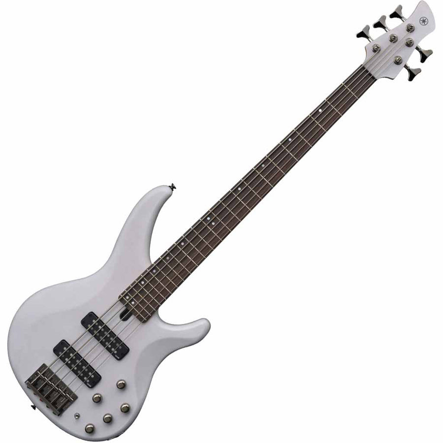 Yamaha TRBX505 5-String Bass Guitar in Translucent White