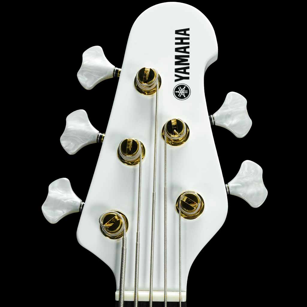 Yamaha BBNE2 Nathan East Signature Model 5-String Bass Guitar in White