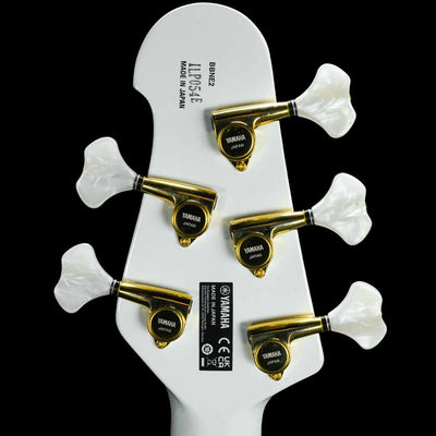 Yamaha BBNE2 Nathan East Signature Model 5-String Bass Guitar in White