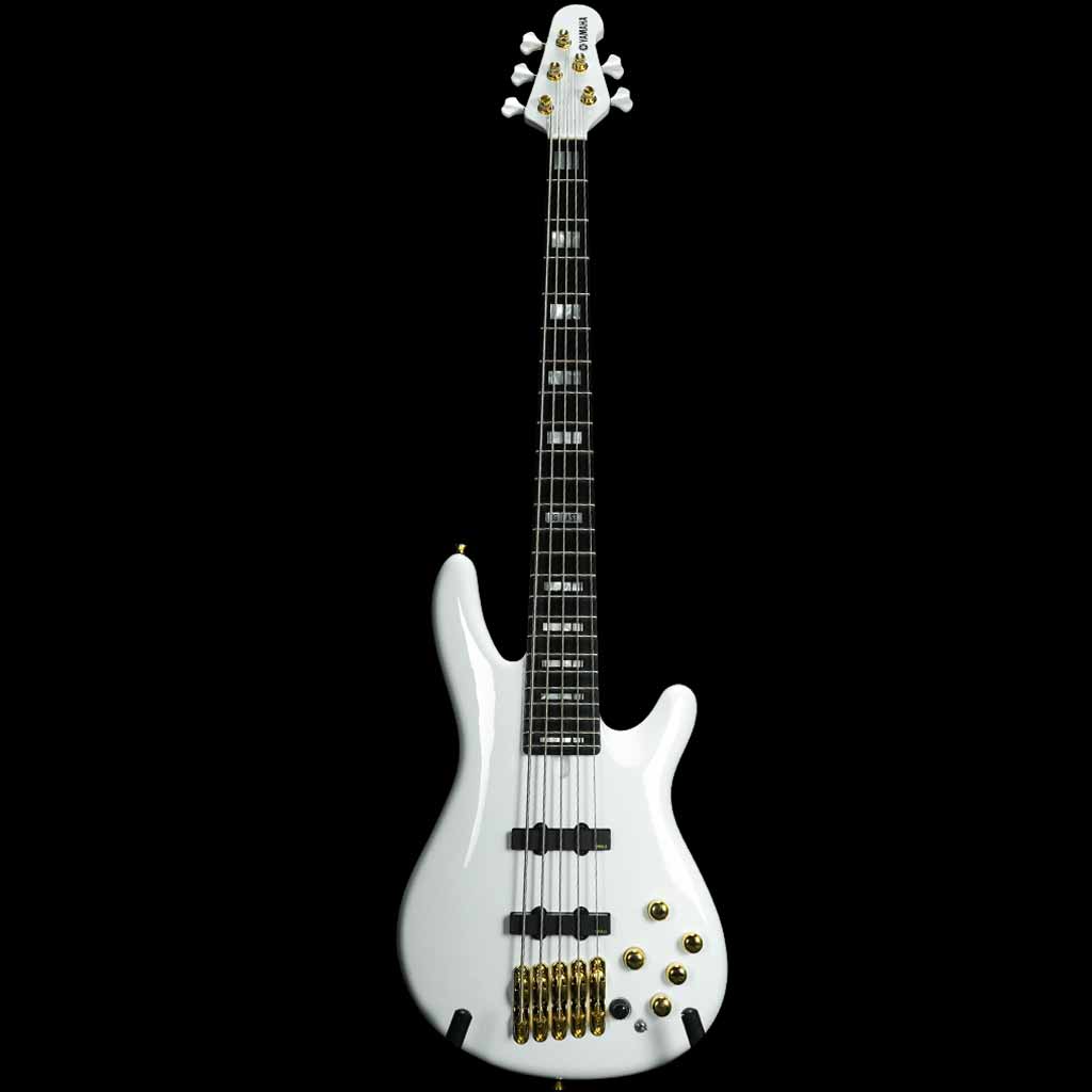 Yamaha BBNE2 Nathan East Signature Model 5-String Bass Guitar in White