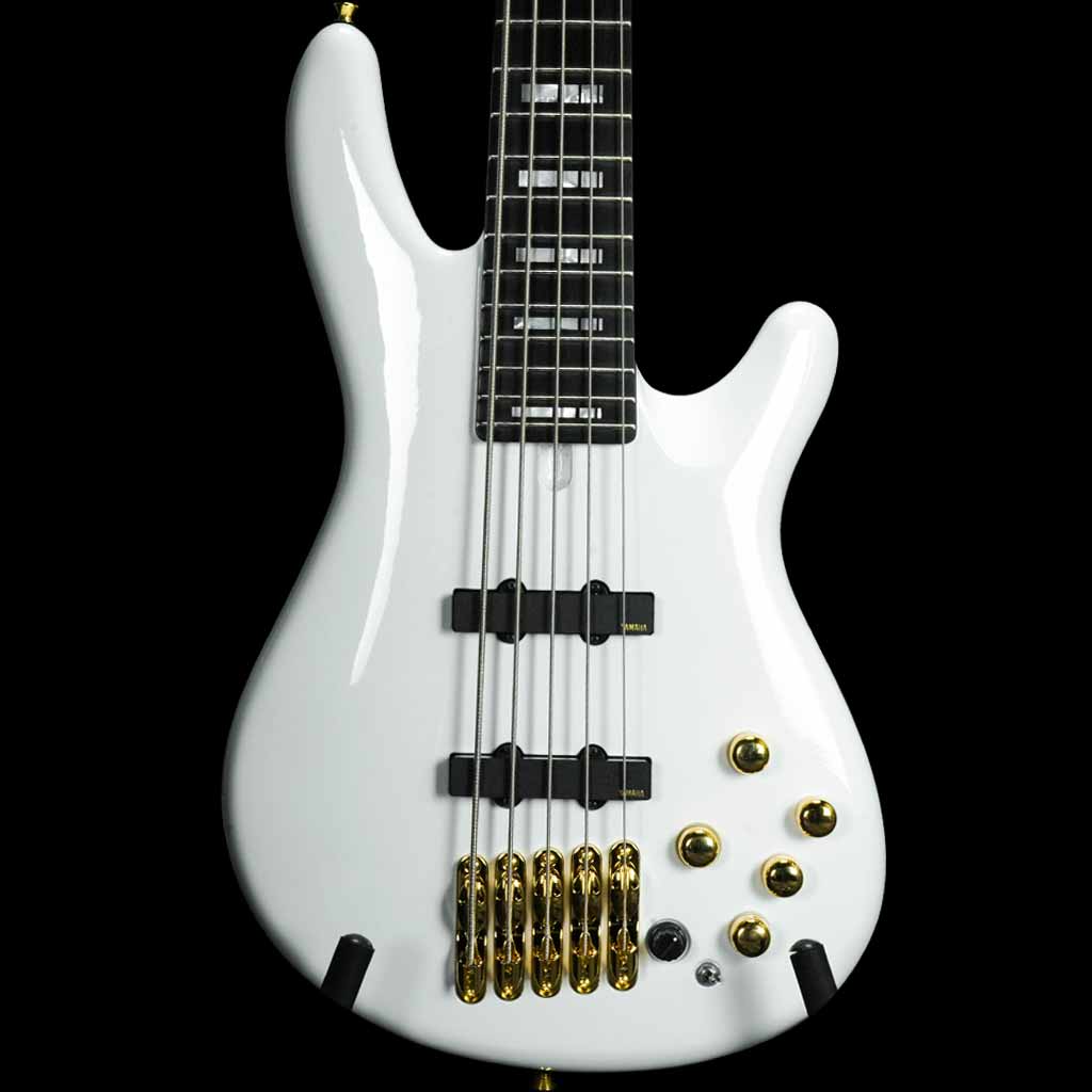 Yamaha BBNE2 Nathan East Signature Model 5-String Bass Guitar in White