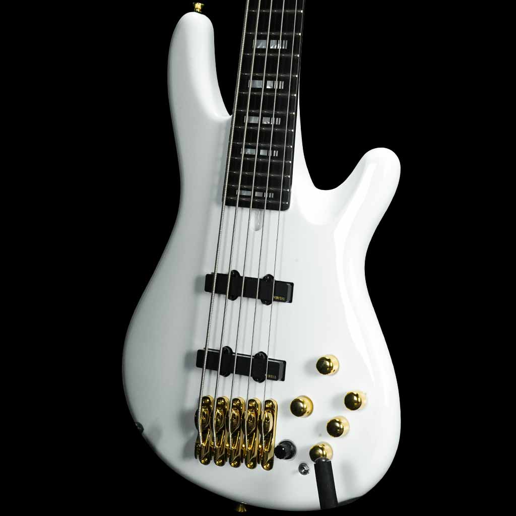 Yamaha BBNE2 Nathan East Signature Model 5-String Bass Guitar in White