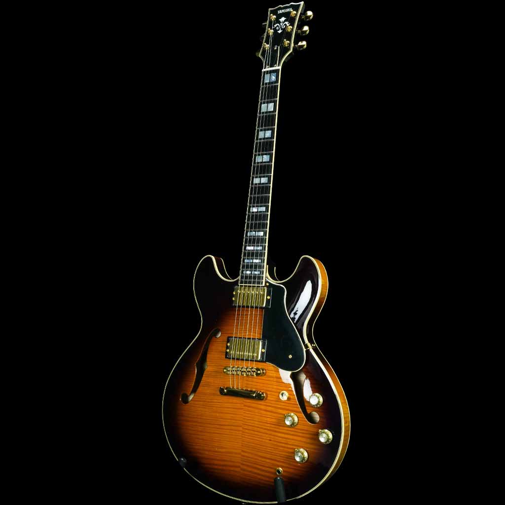 Yamaha SA2200 Semi-Hollow Electric Guitar in Brown Sunburst