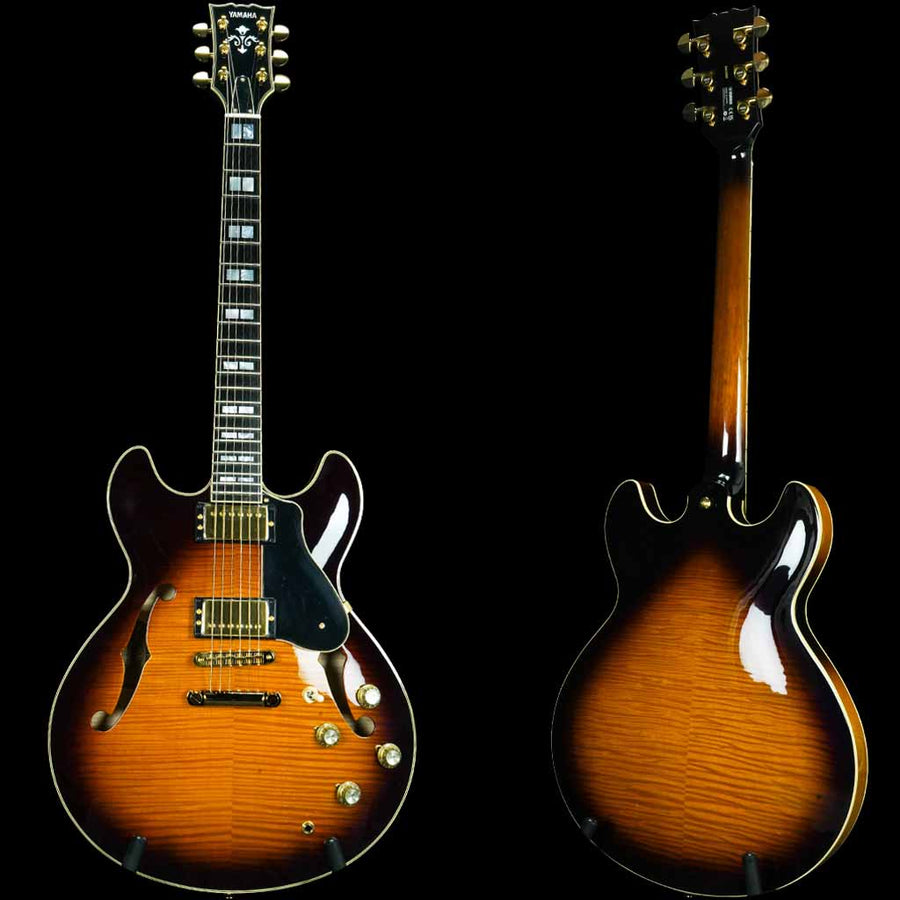 Yamaha SA2200 Semi-Hollow Electric Guitar in Brown Sunburst
