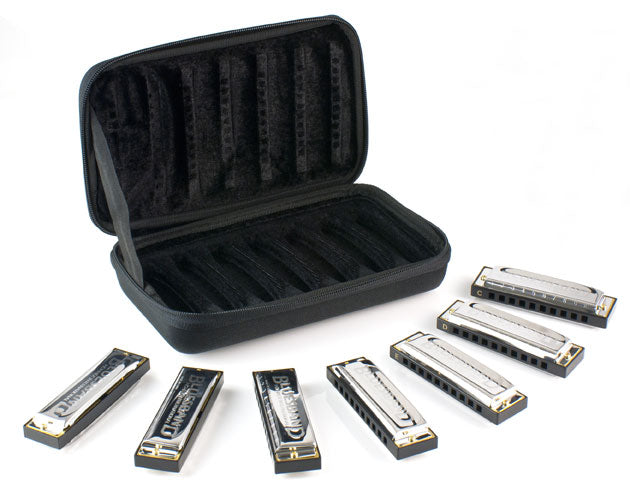 Hohner Blues Band 7 Pack Harmonicas (A, Bb, C, D, E, F, G)