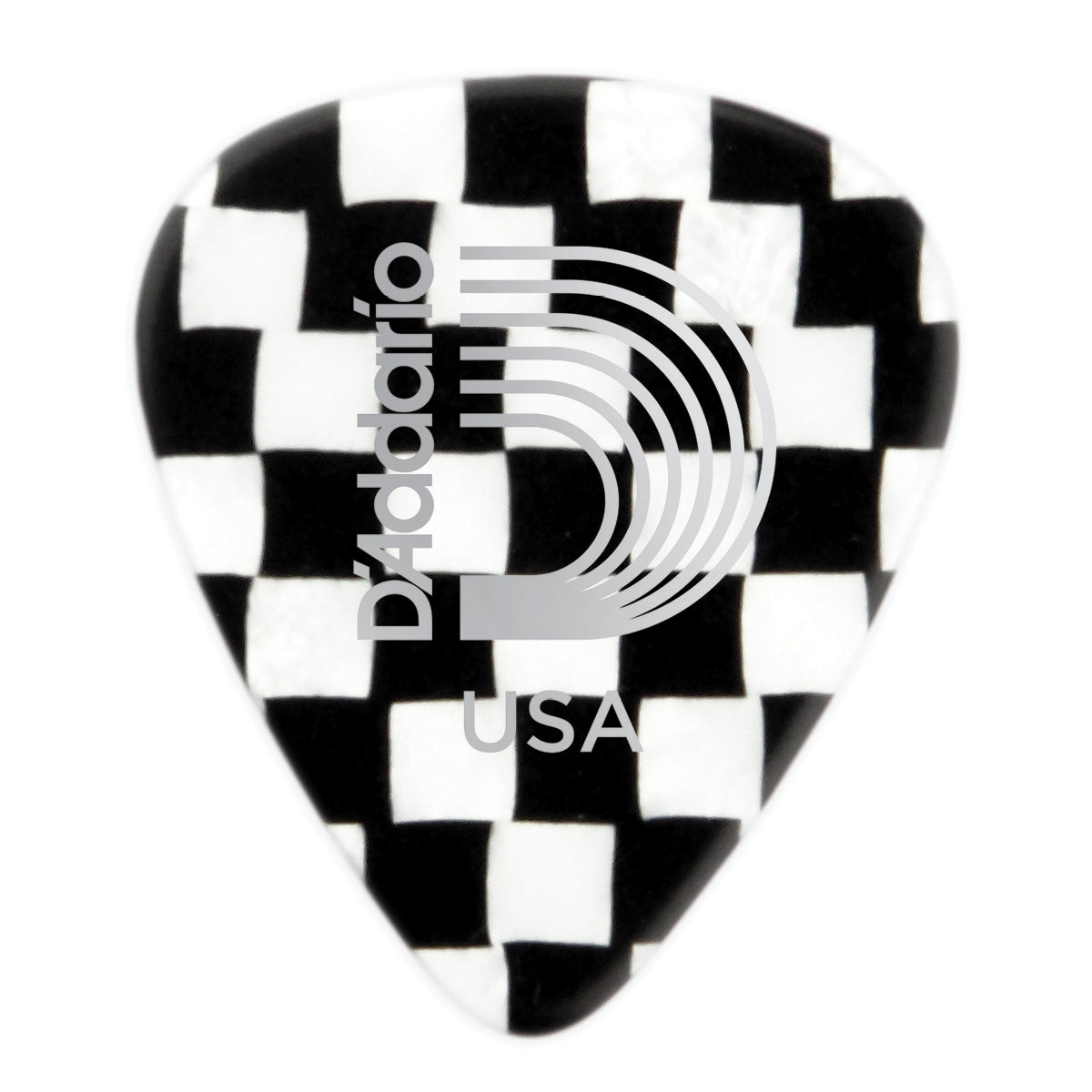 D'Addario Checkered Celluloid Picks 10 Pack