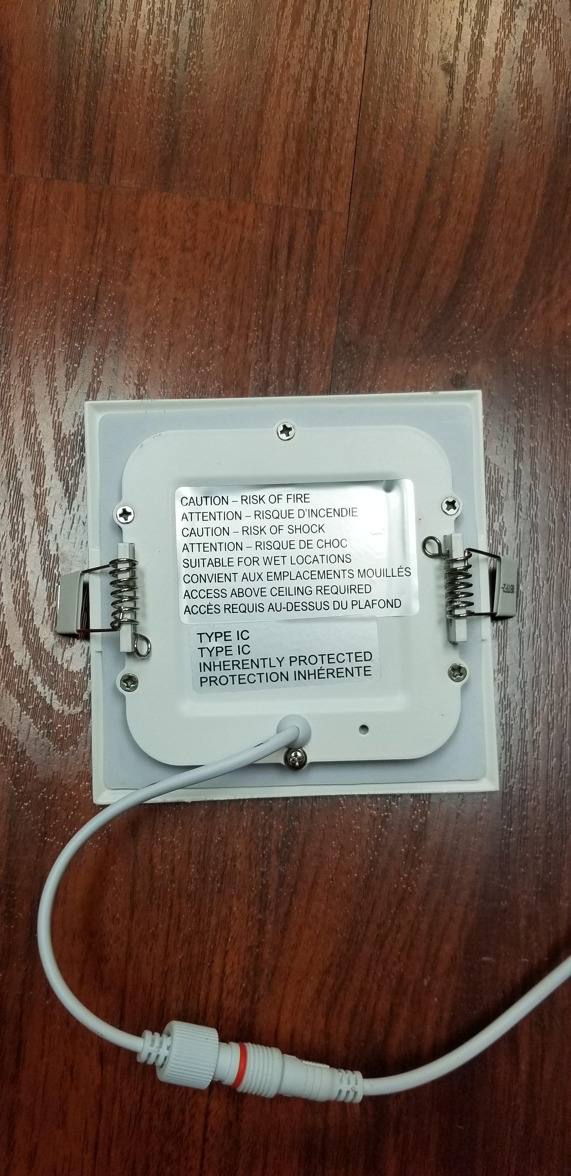 American Lighting BR4-30-SQ BRIO 4 4" Square Disc Light - Box of 12