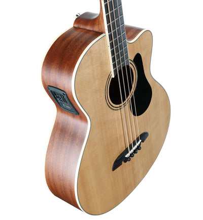 Alzarez AB60CE Artist 60 Series Acoustic Electric Bass Guitar in Natural Gloss Finish