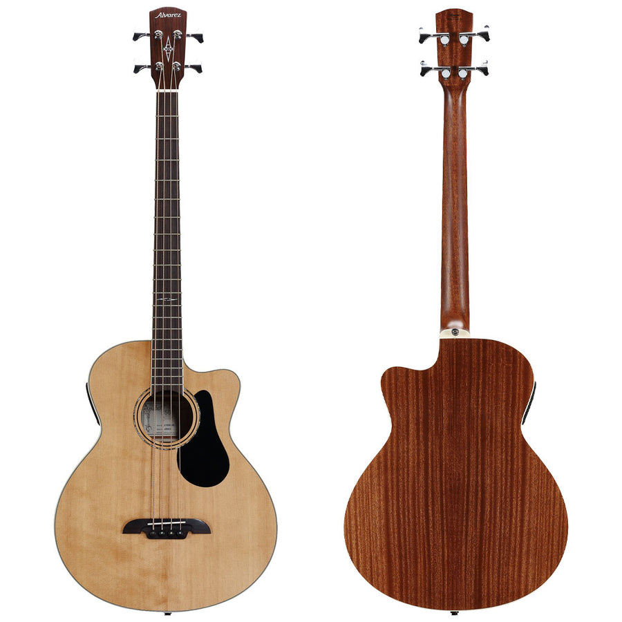 Alzarez AB60CE Artist 60 Series Acoustic Electric Bass Guitar in Natural Gloss Finish