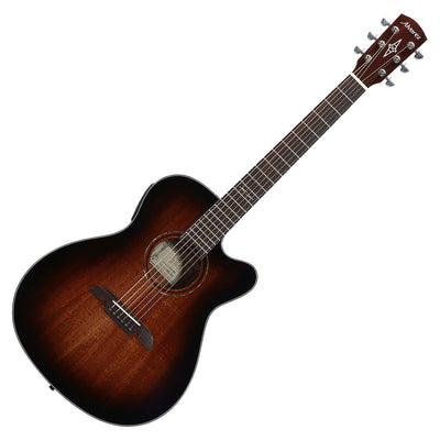 Alvarez AF66CE Artist 66 Series Folk/OM Acoustic Electric Guitar in Shadowburst Gloss