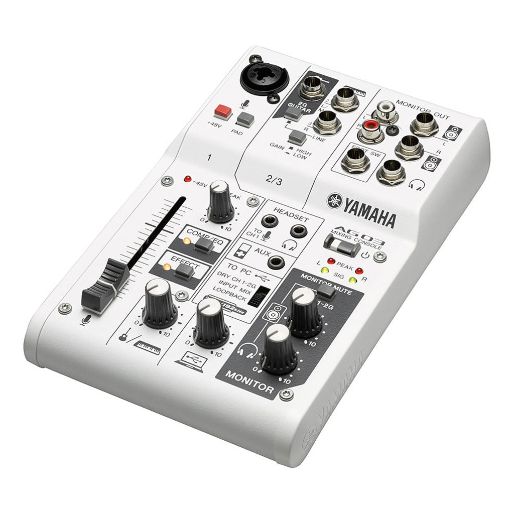 Yamaha AG03 3-Channel Mixer/USB Interface for iOS/Mac/PC