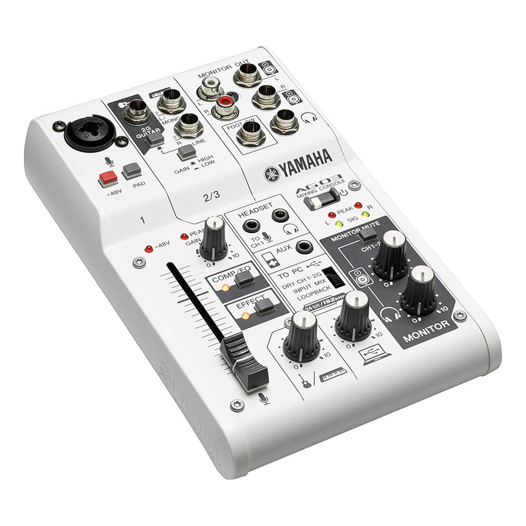 Yamaha AG03 3-Channel Mixer/USB Interface for iOS/Mac/PC Yamaha