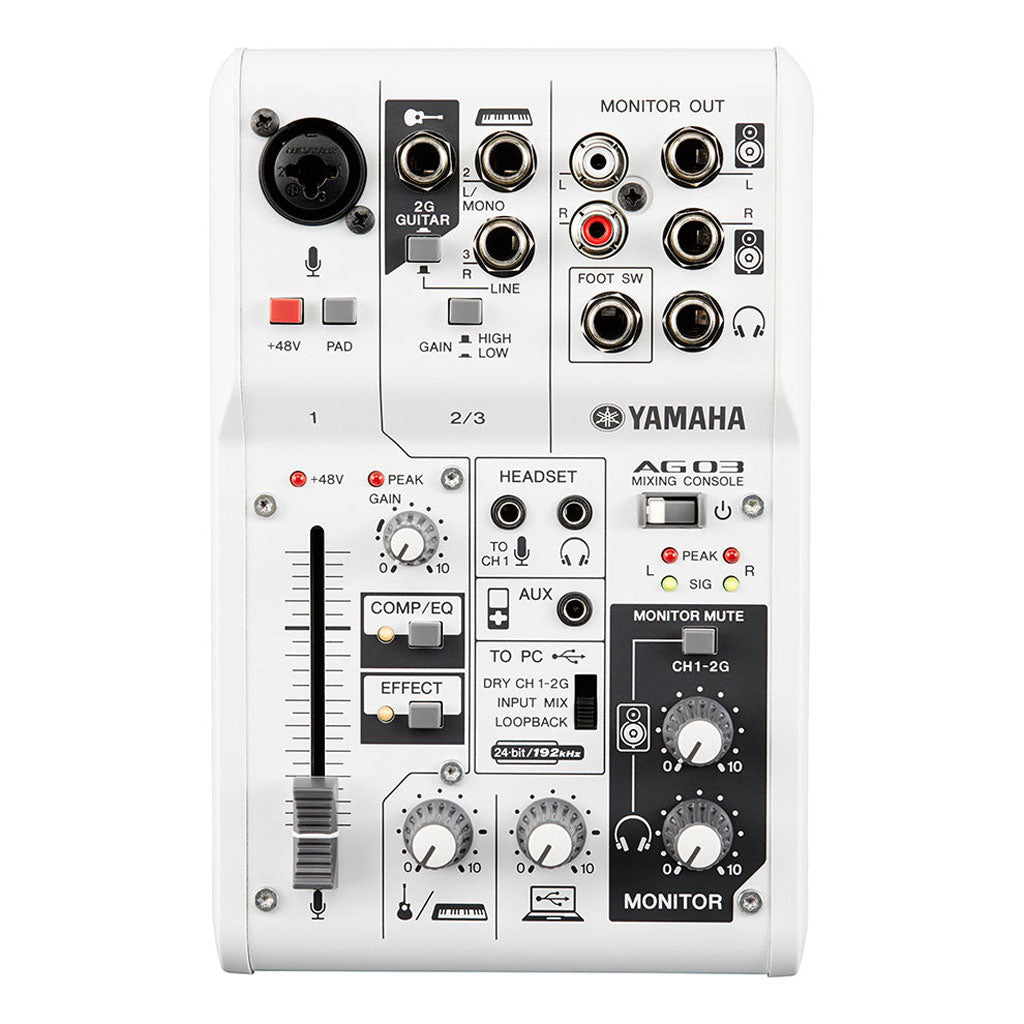 その他 YAMAHA AG03 Yamaha AG03 3-Channel Mixer/USB Interface for iOS/Mac/PC Yamaha