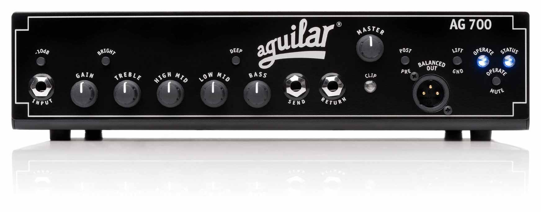Aguilar AG700 Bass Amp Head Aguilar Bass Guitar Amp The AG 700 has 