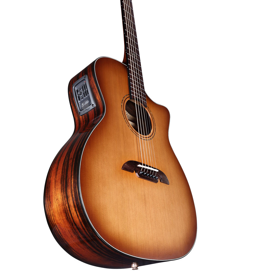 Alvarez AGE95CE Artist Elite Series Grad Auditorium Acoustic Electric Guitar in Shadowburst Gloss