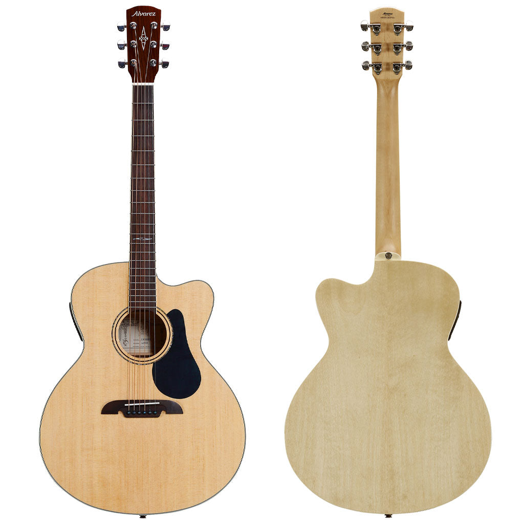 Alvarez AJ80CE Artist 80 Series Jumbo Acoustic Electric Guitar in Natural Gloss