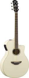 Yamaha APX600 Vintage White Thinline Acoustic Electric Guitar
