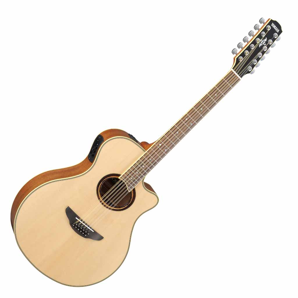 Yamaha APX700II-12 Natural Thinline 12 String Acoustic Electric Guitar