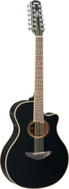 Yamaha APX700II-12 Black Thinline 12 String Acoustic Electric Guitar