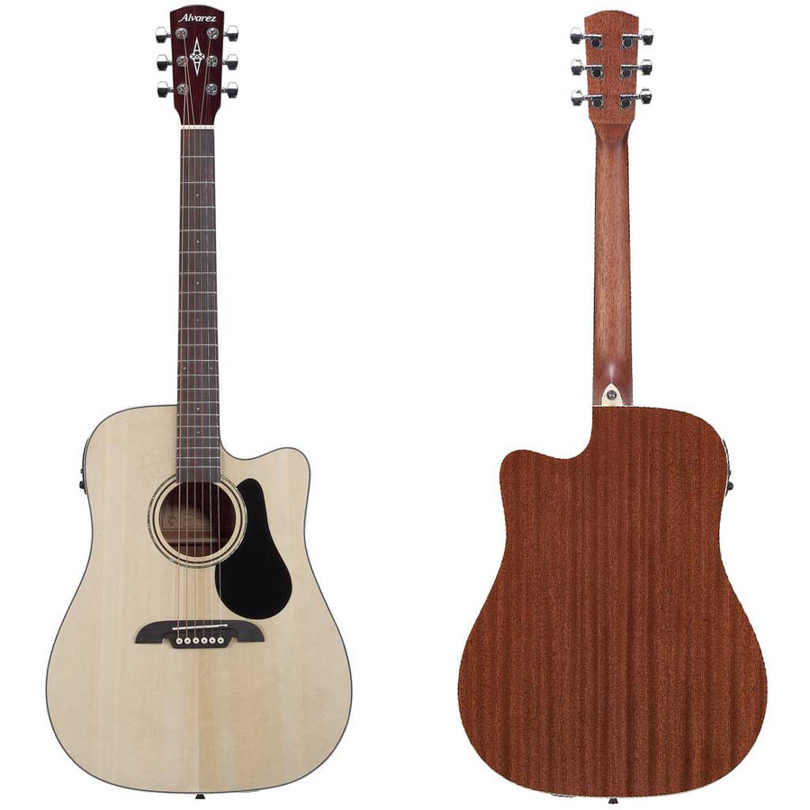 Alvarez RD26CE Regent Dreadnought Acoustic Electric Guitar Natural w/Cutaway and Deluxe Gigbag