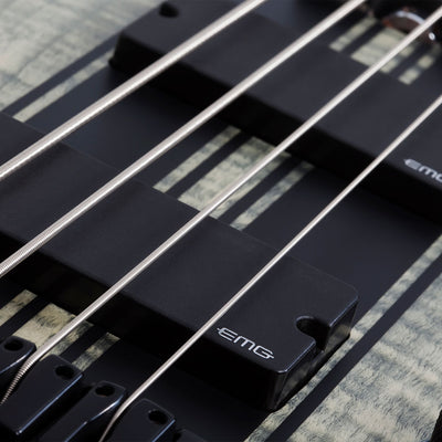 Schecter C-4 GT 4-String Bass Guitar in Satin Charcoal Burst