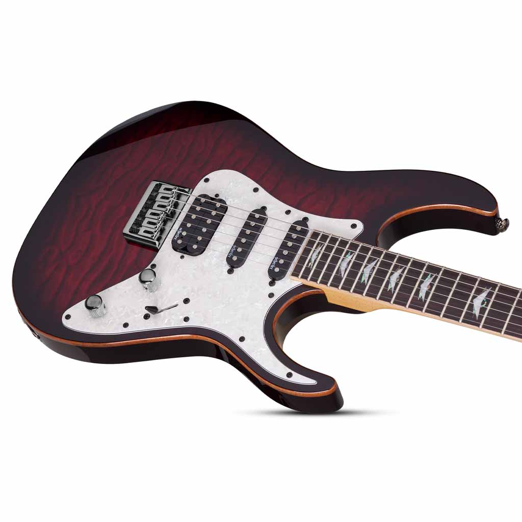 Schecter Banshee 6 Extreme Electric Guitar in Black Cherry Burst