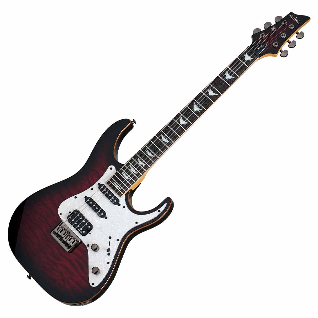 Schecter Banshee 6 Extreme Electric Guitar in Black Cherry Burst