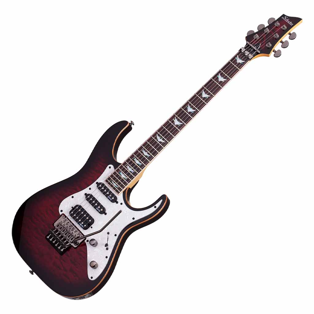 Schecter Banshee 6 FR Extreme Electric Guitar w/Floyd Rose - Black Cherry  Burst Schecter Guitar Research Electric Guitar Attractive, loud, and  aggressive, the Schecter Banshee 6 Extreme FR comes fully loaded and