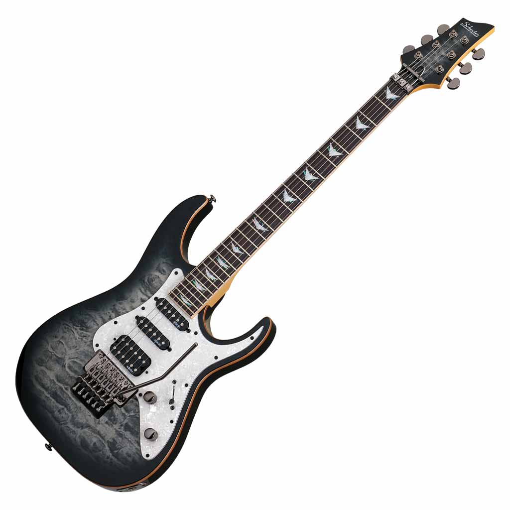 Schecter Banshee 6 FR Extreme Electric Guitar with Floyd Rose in Charcoal Burst