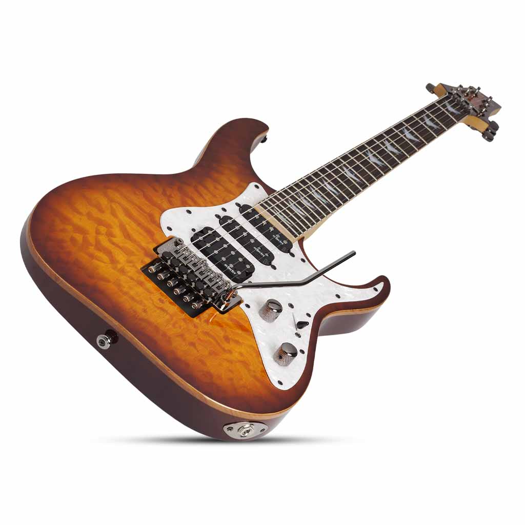 Schecter Banshee 6 FR Extreme Electric Guitar w/Floyd Rose - Vintage  Sunburst Schecter Guitar Research Electric Guitar Attractive, loud, and  aggressive, the Schecter Banshee 6 Extreme FR comes fully loaded and ready