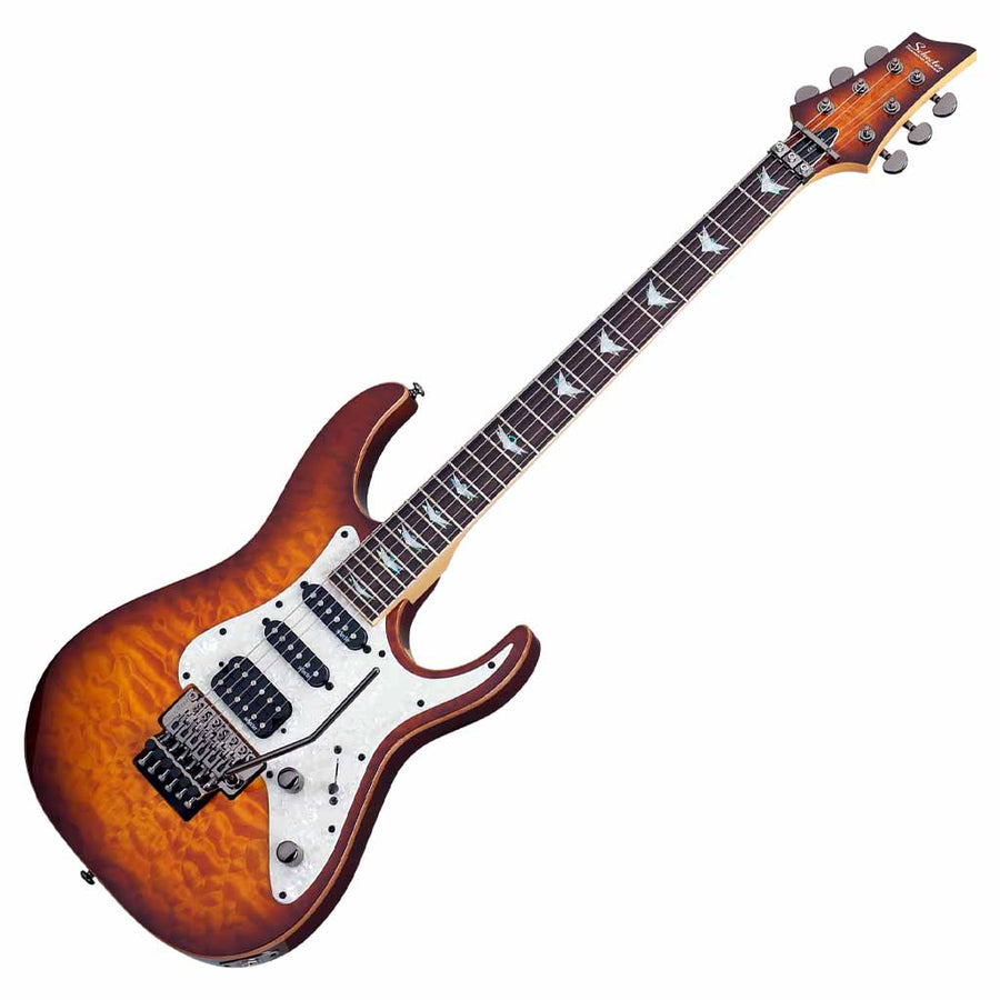 Schecter Banshee 6 FR Extreme Electric Guitar with Floyd Rose in Vintage Sunburst