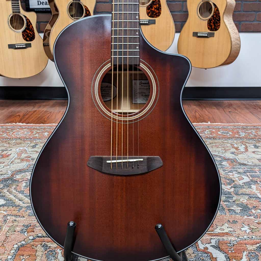 B Stock Breedlove Wildwood Concert Satin CE Acoustic Guitar - Whiskey Burst