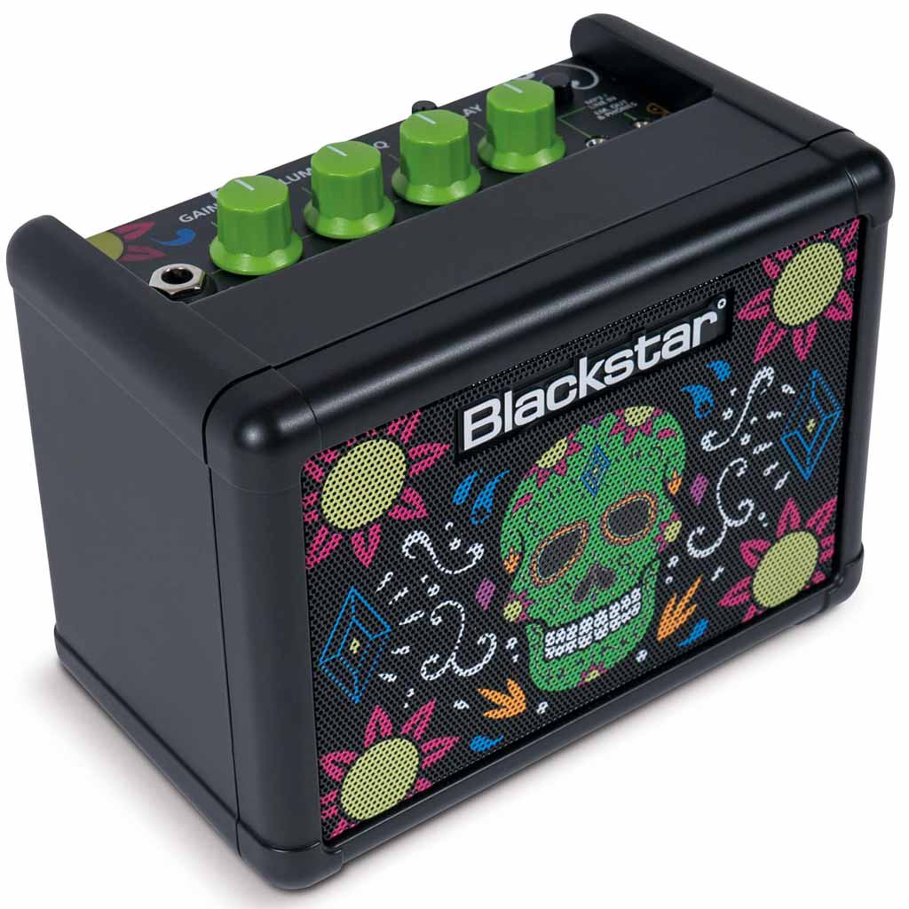 Blackstar Fly 3 Mini Guitar Amplifier - Sugar Skull 3 Blackstar