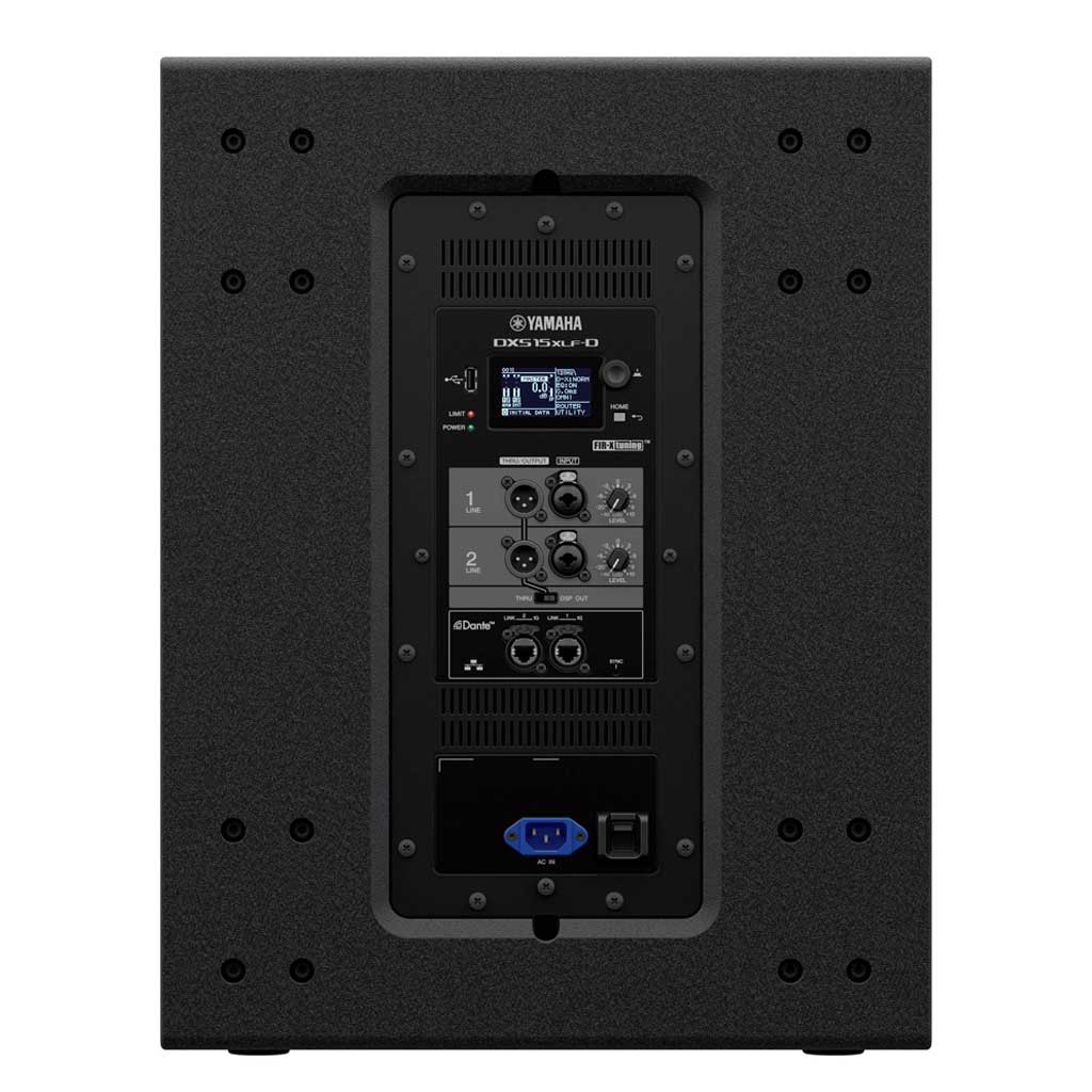 Yamaha DXS15XLF-D Powered 15" Subwoofer Equipped with Dante