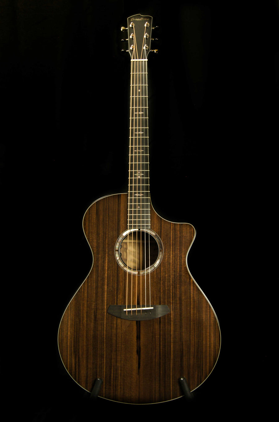 Breedlove Custom Built Concerto CE Ocean Sinker Redwood/Walnut Acoustic Guitar