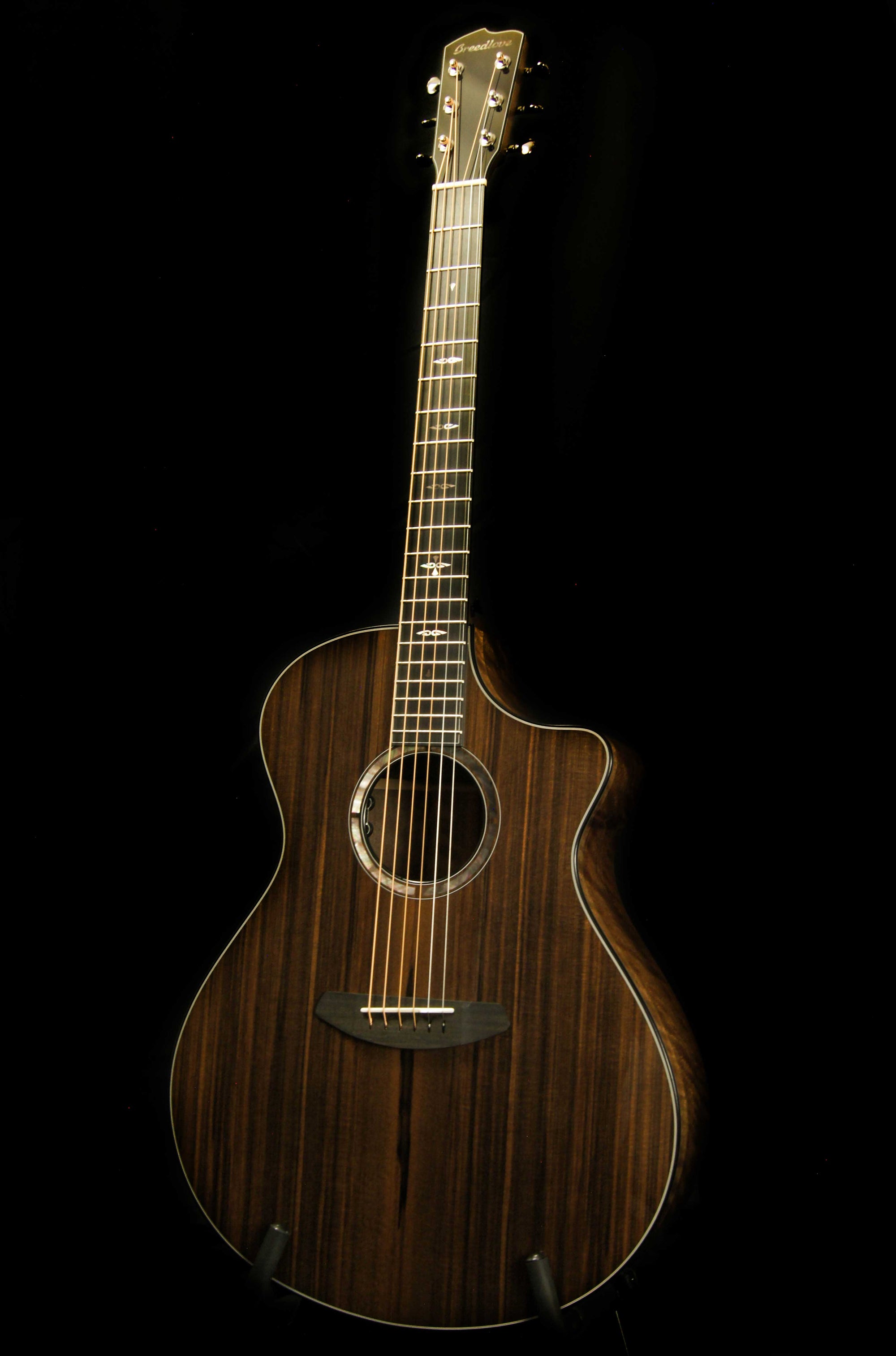 Breedlove Custom Built Concerto CE Ocean Sinker Redwood/Walnut Acoustic Guitar