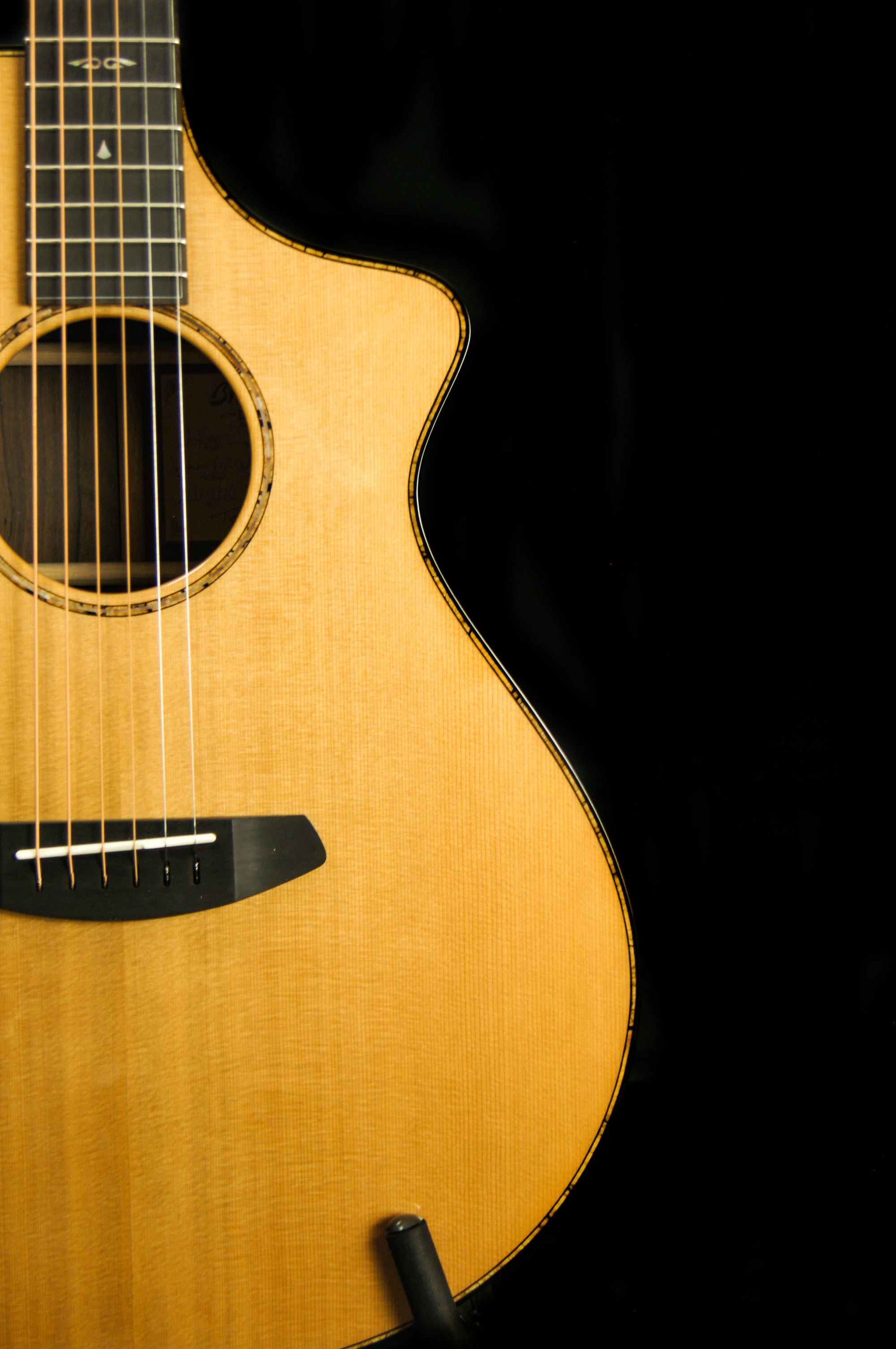 Breedlove Custom Built Concert CE Sunken Cedar/Ziricote Acoustic Electric Guitar