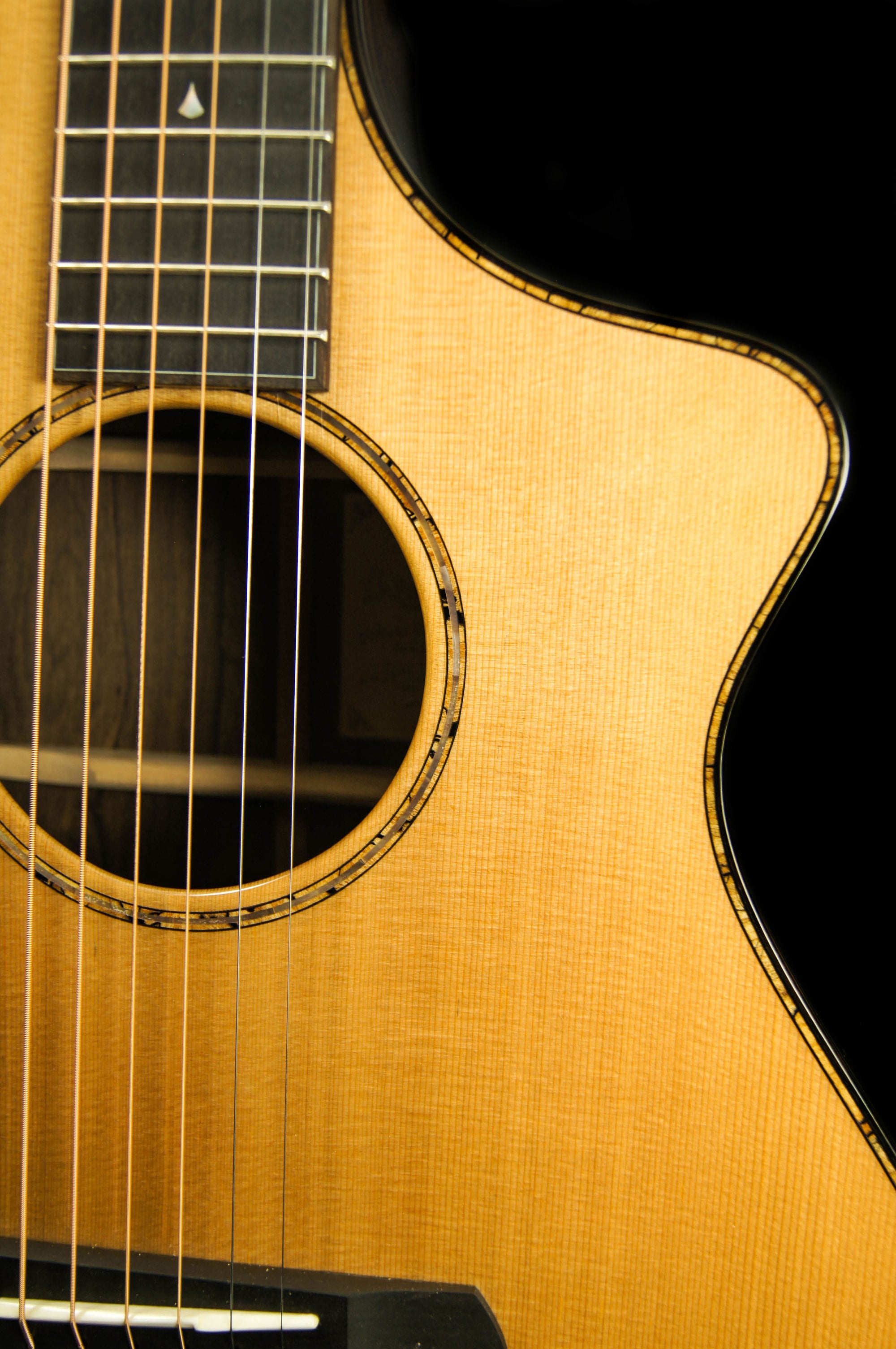 Breedlove Custom Built Concert CE Sunken Cedar/Ziricote Acoustic Electric Guitar